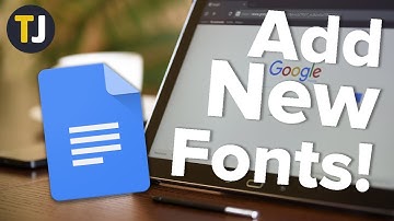 How to Install Custom Fonts in Google Docs!