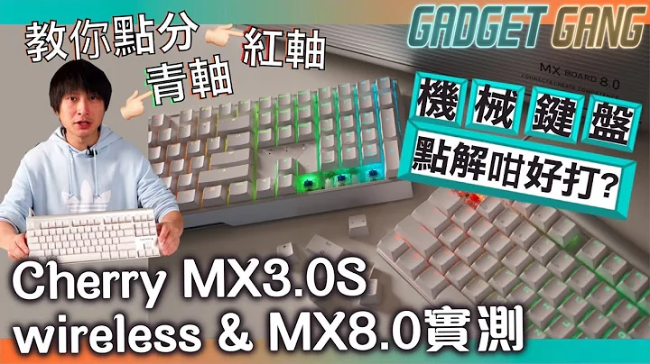 【拣Keyboard】机械键盘点解咁好打?教你点分青轴、红轴、茶轴、黑轴 Cherry MX3.0S wireless & MX8.0实测 段落轴/线性轴手感大有不同 - 天天要闻