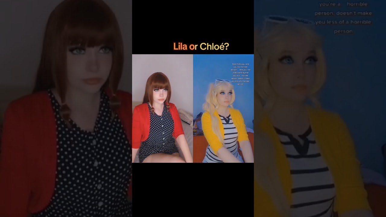 You think I'm pretty?  | Chloé Bourgeois & Lila Rossi #cosplay | Miraculous Ladybug