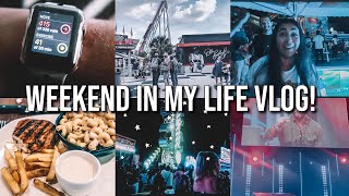 WEEKEND IN MY LIFE VLOG! WINNING A FISH, Church, Carowinds, Workout & Thrifting | Hannah Rebekah