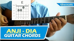 ANJI DIA - CHORDS / Guitar Tutorial  - Durasi: 3.17. 