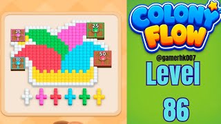 Colony Flow Level 86 Walkthrough Solution 