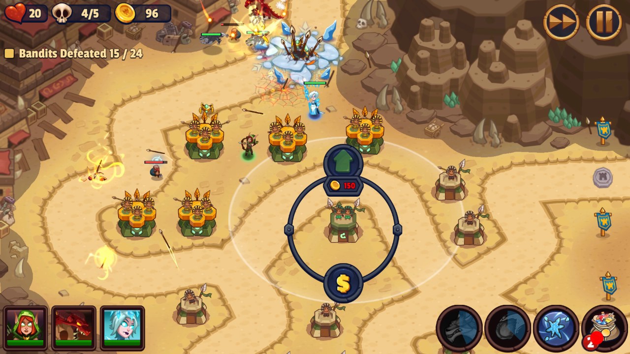 Realm Defense - Shattered Realms - Sunken Sands - Level 11-Valley of the Bandit