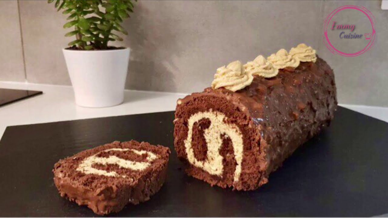 Buche Tiramisu Gateau Roule Tiramisu Youtube