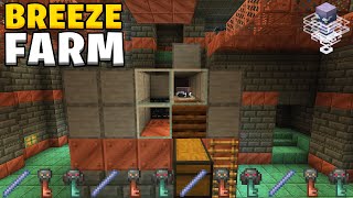 Easy breeze farm tutorial for Minecraft 1.21
