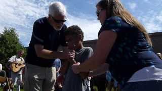 Jayden's Baptism Aug 11, 2013