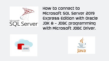 How to connect to Microsoft SQL Server 2019 using Microsoft JDBC Driver with Oracle JDK 8