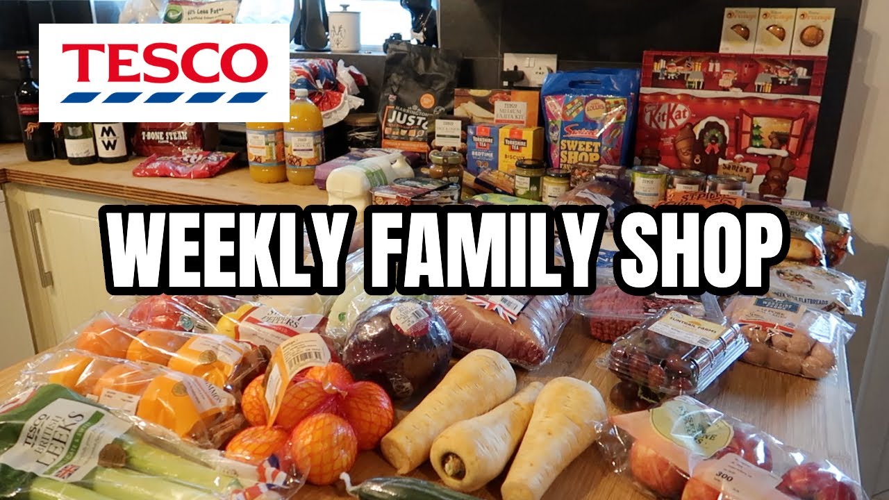 TESCO GROCERY HAUL & WEEKLY MEAL PLAN 💙 YouTube