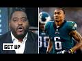 GET UP | DeVonta Smith can carry Eagles offense as WR1 - Damien Woody on if Philly trade AJ Brown