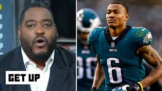 GET UP | DeVonta Smith can carry Eagles offense as WR1 - Damien Woody on if Philly trade AJ Brown