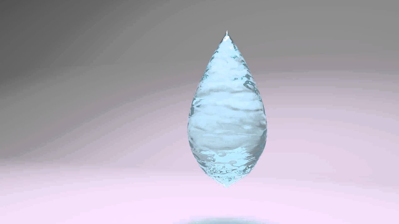 Cinema 4D Water Drop YouTube