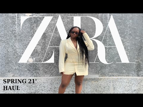 NEW ZARA TRY-ON HAUL || SPRING 2021 || Paige Ariana