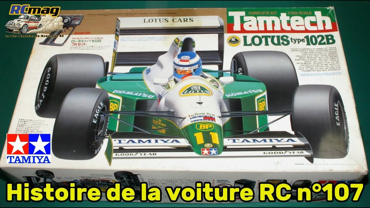 Tamiya Tamtech Formula 1 Lotus Type 102B - RC Car History #107