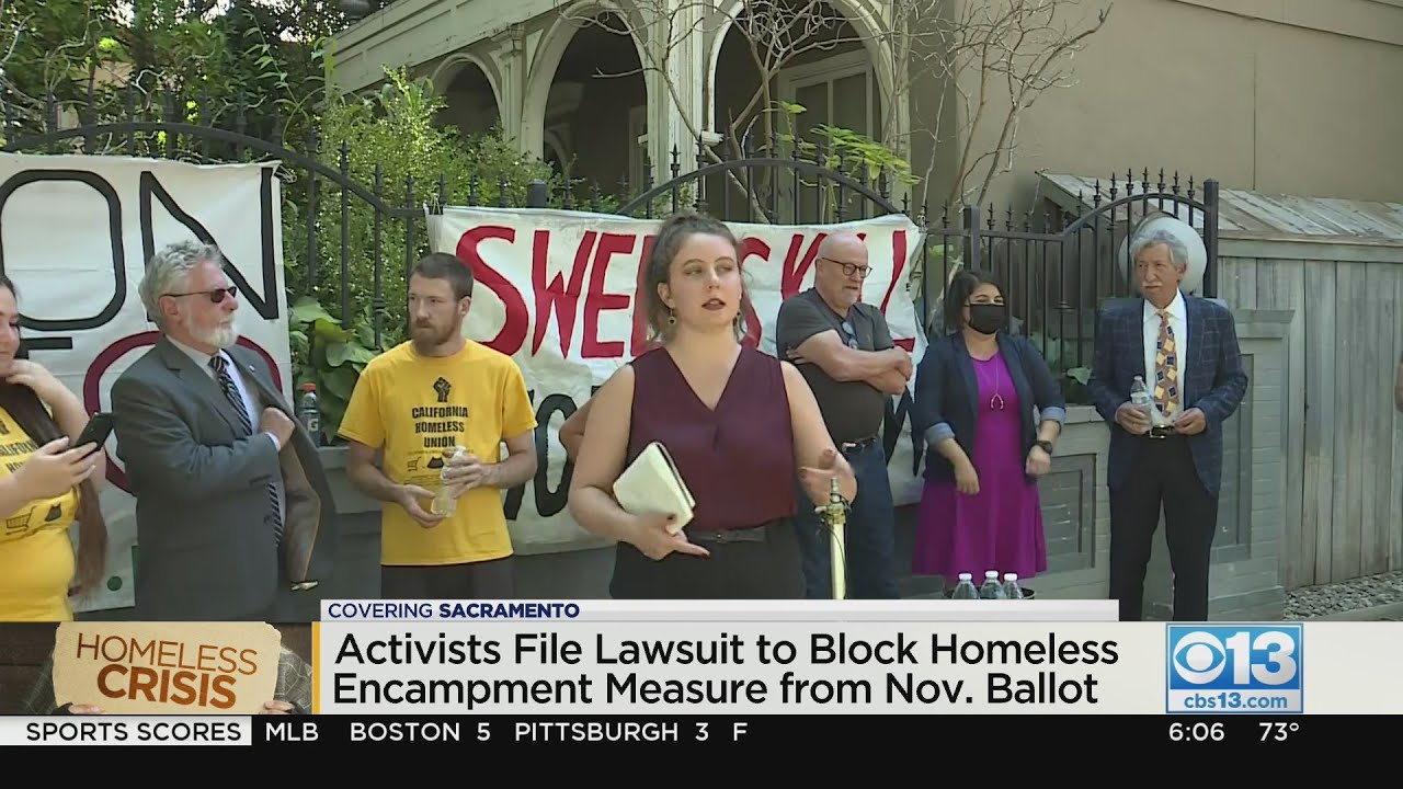Homeless advocates file lawsuit to block Sacramento from clearing homeless encampments from some are