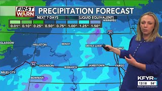 KFYR - First News at Noon - Weather 4/22/2025 screenshot 2