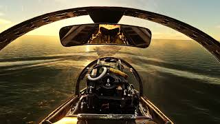 F-14 Carrier landing on USS George Washington (CVN-73) from RIO view - DCS WORLD screenshot 5