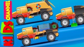Kids Channel Transformex Garbage Truck Sweeper Truck Water Jet Truck Future Vehicles