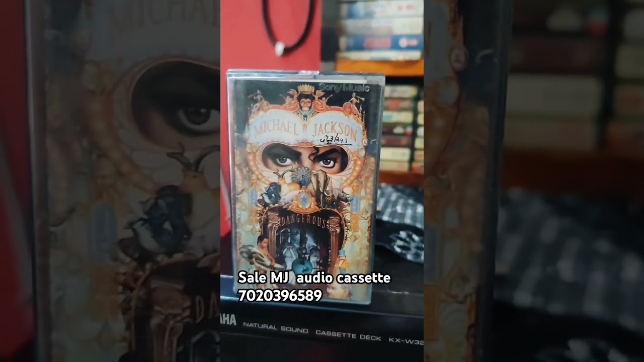 MJ  dengerous   audio cassette for sale  7020396589 