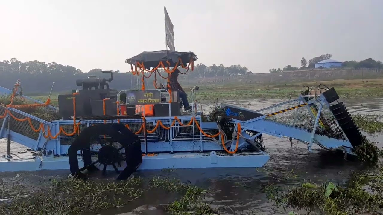 Cleantec infra :Ranchi Municipal Corporation  ranchi Jharkhand  1st time  in jagrnnathpur talab