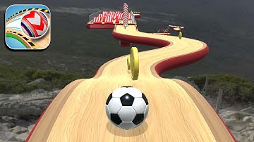 Rolling Balls 3D Sky Race Speedrun Gameplay Niveaus 83-84