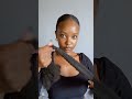 Quick and Easy Sleek Bun Tutorial #youtubeshorts #4cnaturalhair #curlyhair #4cnaturalhair #sleekbun