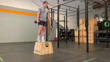 Contralateral Dumbbell Box Step Up