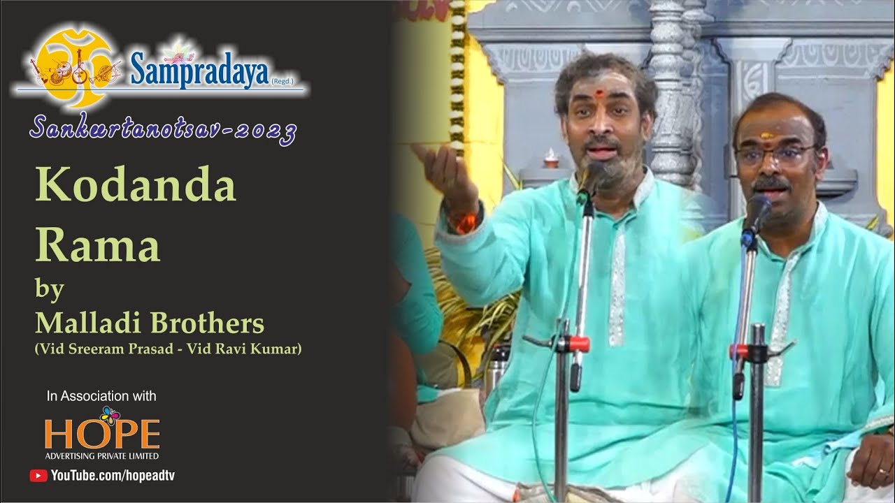 Kodanda Rama by Malladi Brothers Malladi Brothers Vid. Sreeram Prasad ...