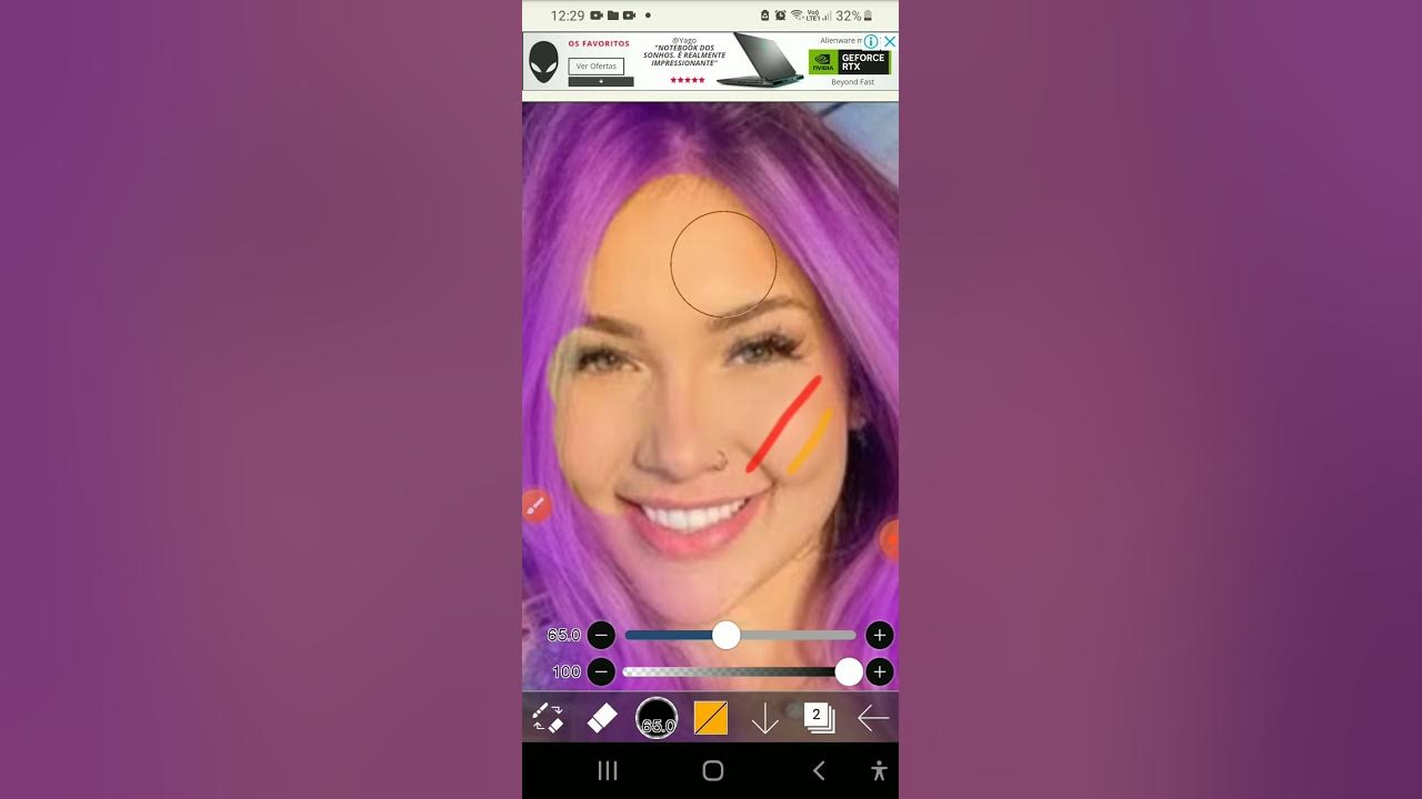 ensinando como usar o "IBIS PAINT X" YouTube