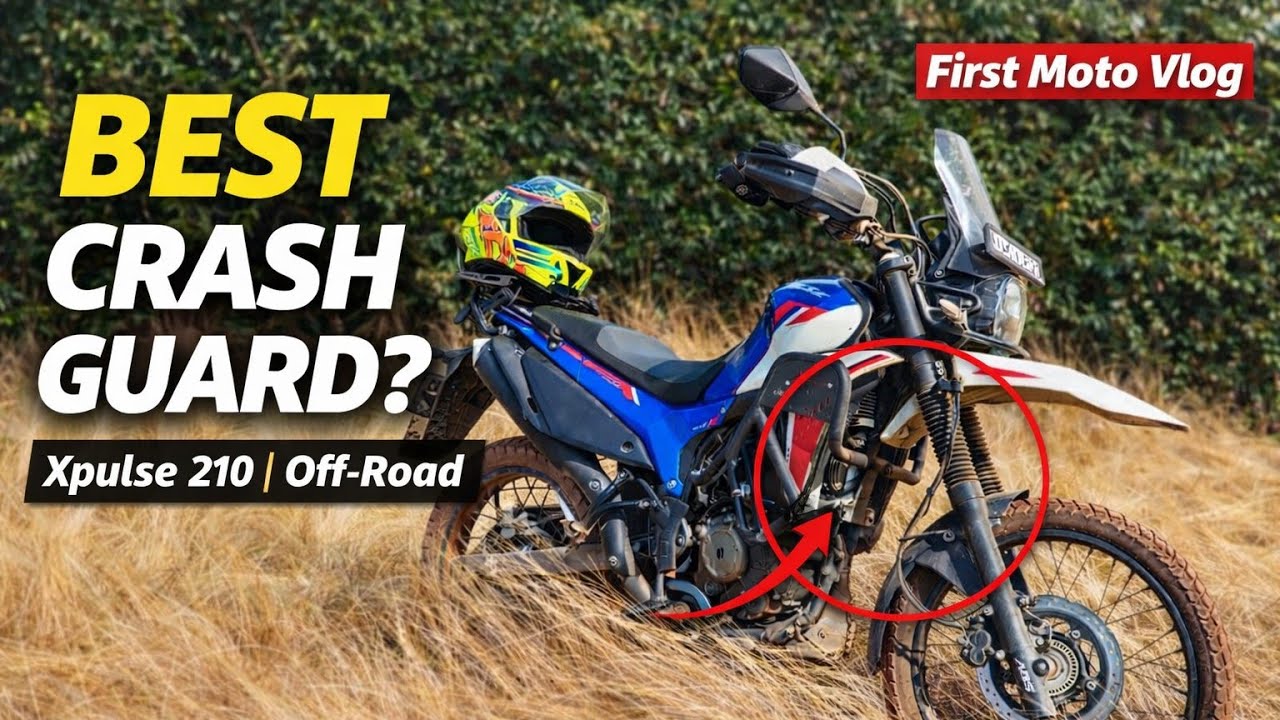 BEST Crash Guard for Xpulse 210? | My First Moto Vlog (2025)