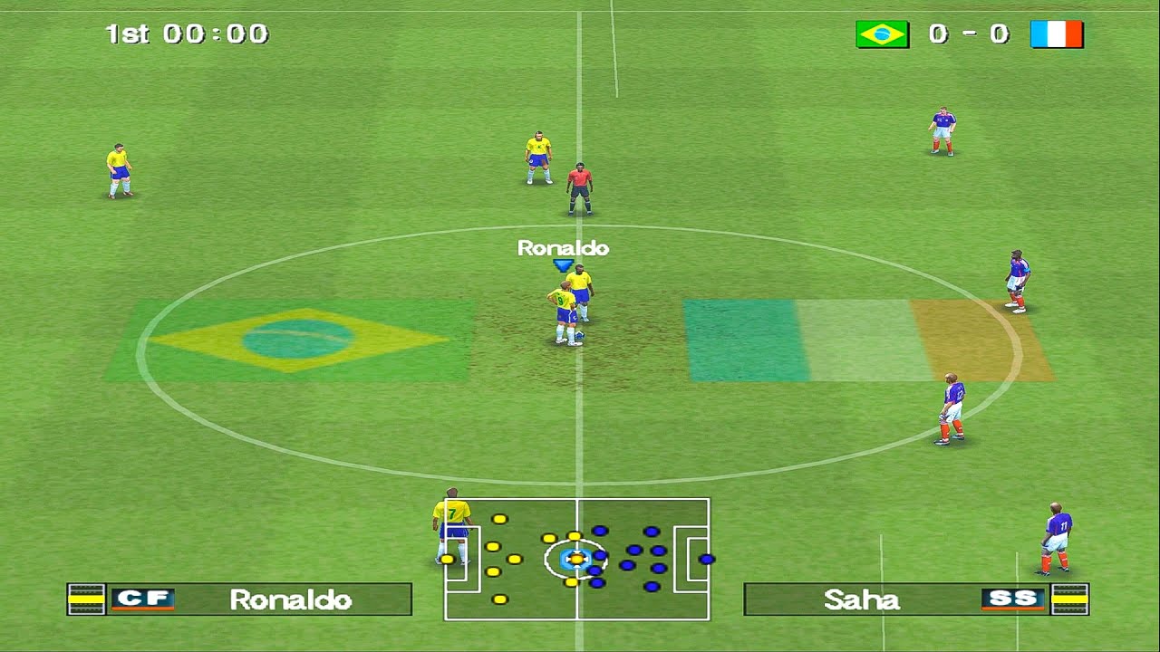 PES 6 - Brazil vs France | PS2