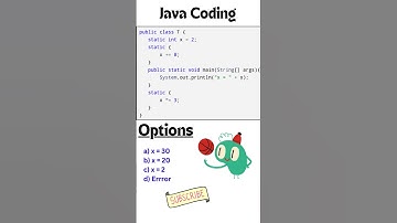 java coding interview question | static block interview question
