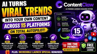 AI Social Media Automation Software Creates Viral Content & Auto Posts to 15 Platforms screenshot 1