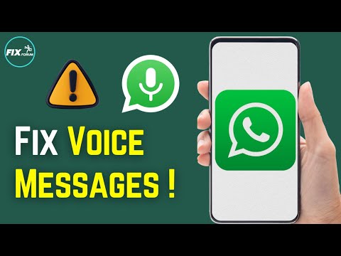 How To Fix WhatsApp Voice Message Problems 2025 - iPhone & Android
