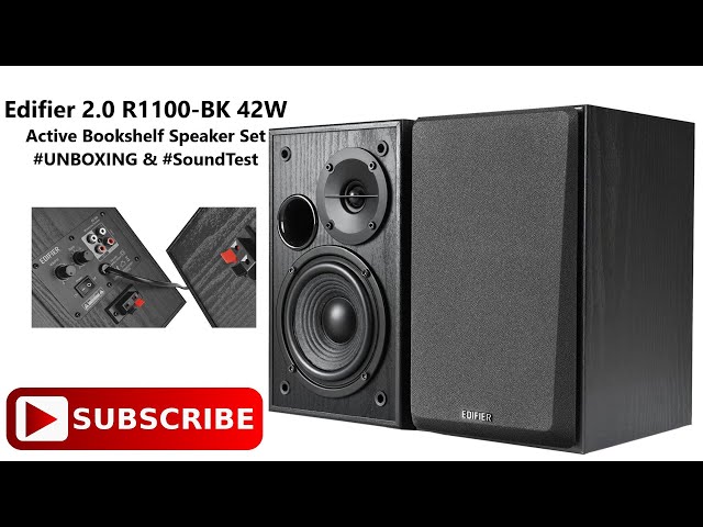 Edifier R1100-BK 2.0 42W Active Bookshelf Speaker Set / Top Budget
