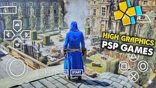 Top 50 High Graphics PSP Games For Android & iOS 2026 || PPSSPP Emulator