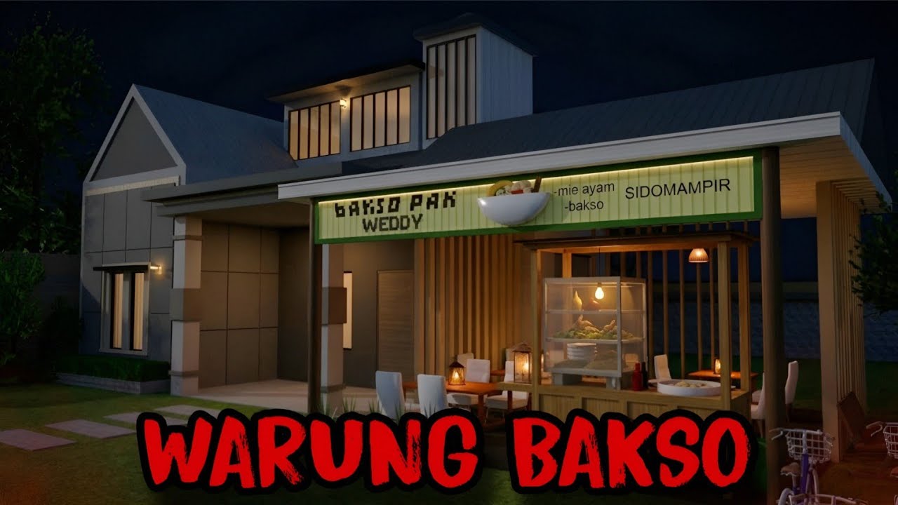 WARUNG BAKSO || HORROR MOVIE SAKURA SCHOOL SIMULATOR