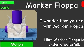 How To Get The “Marker Floppa” | Find The Floppa Morphs #roblox #floppa