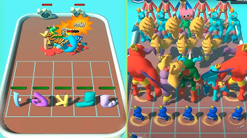 Alphabet ABC Letter Run Vs Merge Rainbow 3D Run, Number Lore, Alphabet Lore