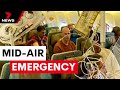 Terrifying turbulence on singapore flight  7 news australia