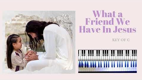What A Friend we Have in Jesus (Key of C) Easy Worship Piano Tutorial