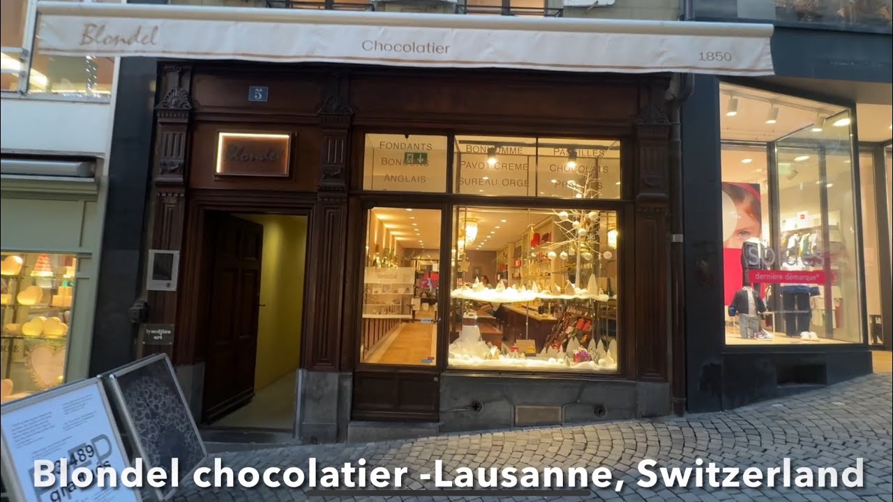 🍫 SWITZERLAND'S OLDEST CHOCOLATE SHOP: BLONDEL 1850 | Hidden Gems