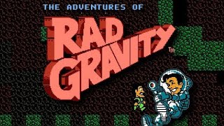 The Adventures of Rad Gravity (NES) Playthrough longplay video game