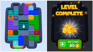 Color block jam Level 445 Walkthrough Solution 