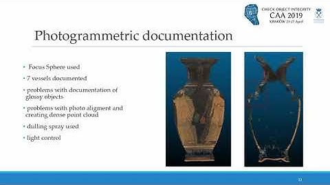3D documentation of ceramic vessels with the use of modern measurement technologies