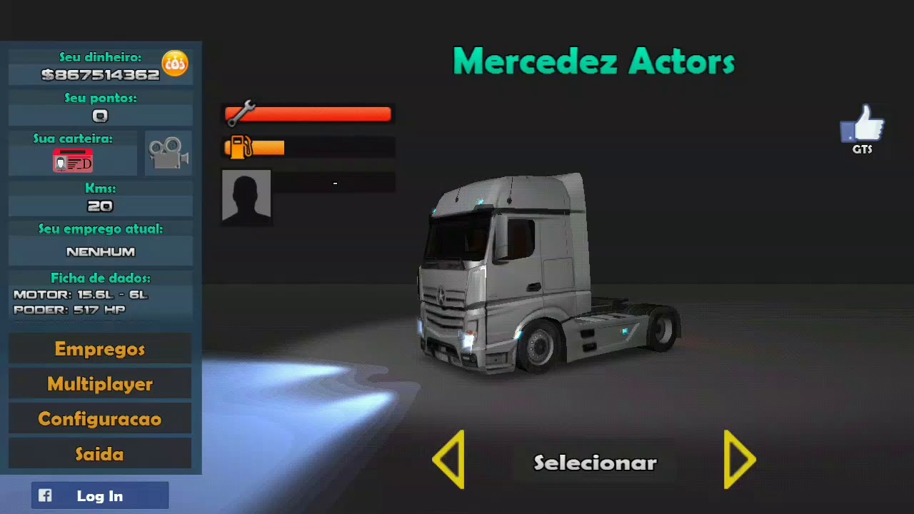 Grand truck simulator com dinheiro infinito e carteira D v 1.13 - YouTube