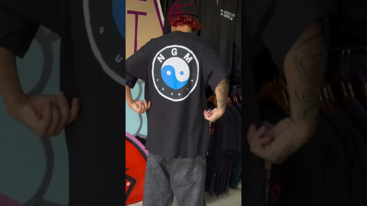 Camiseta Chronic Oversized Logo Ying Yang Ngm Guenta Street