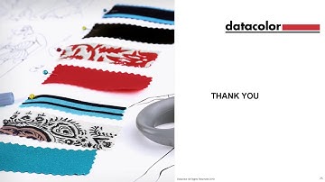 SpectraVision Demo - Digital Color Measurement for Patterns, Lace, Trim, Zippers, Yarn
