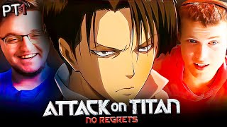 LEVI'S BACK STORY!? Attack on Titan: No Regrets Reaction! (PT1)