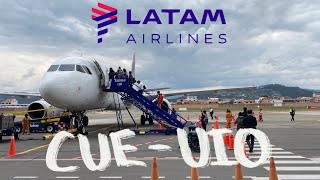 Cuenca (CUE) - Quito (UIO) • LATAM Economy • A319 (CC-CYI) • TRIP REPORT 4K