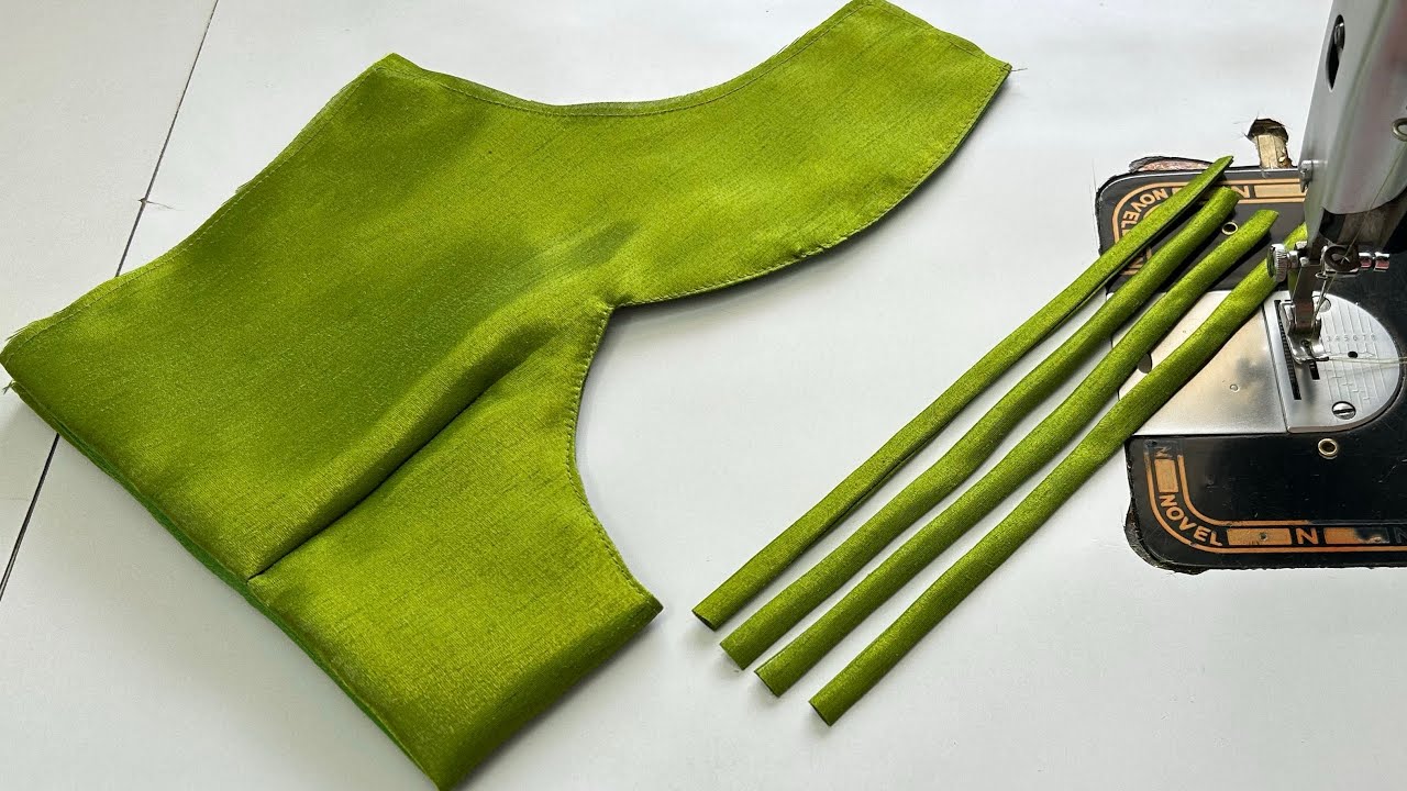 Simple And Easy Blouse Designs | Blouse Neck Designs | Cutting And Stitching Back Neck Blouse Design